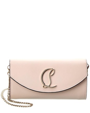 Christian Louboutin Loubi54 Leather Wallet On Chain