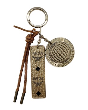 MCM Coated Canvas Keychain