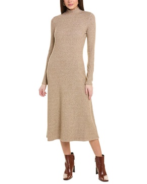 Vince Mock Neck Midi Dress