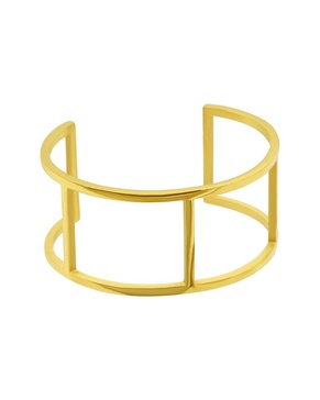 ADORNIA 14K Plated Cuff Bracelet