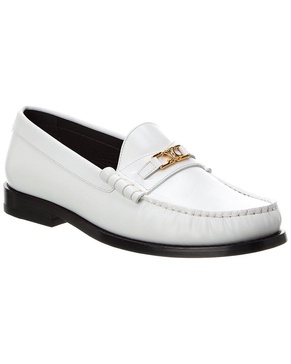 CELINE Luco Chain Leather Loafer