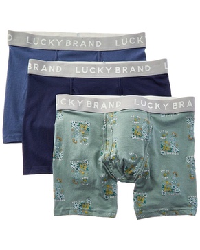 Lucky Brand 3pk Stretch Boxer Brief