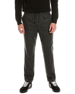 drawstring wool pant