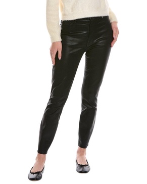 7 For All Mankind Black High-Waist Ankle Skinny Jean