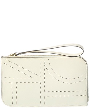 TOTEME Monogram Leather Wristlet