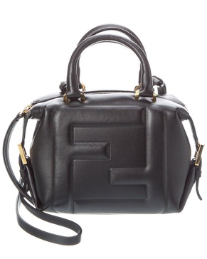 FENDI Cube Leather Shoulder Bag