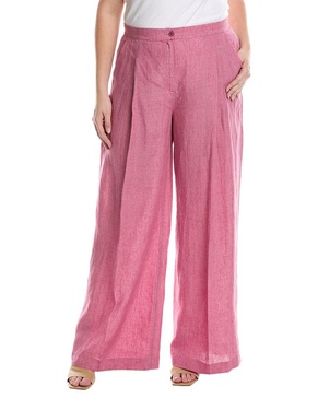 Marina Rinaldi Plus Ricciolo Linen Trouser