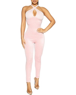 Naked Wardrobe The Glow-Key Jumpsuit 