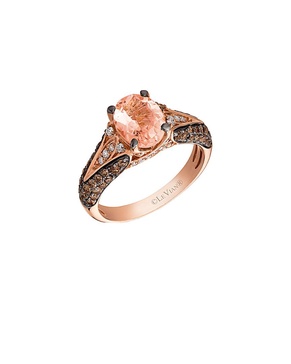 Le Vian 14K Rose Gold 2.06 ct. tw. Diamond & Morganite Ring