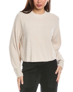 Barefoot Dreams CozyChic Ultra Lite Cropped Mock Neck Sweater