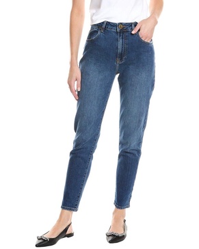 legends power blue high waist mom jean