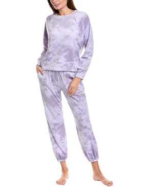 Splendid 2pc Velour Pullover Pajama Set