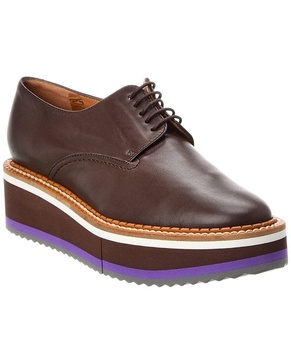 Clergerie Brook Leather Platform Oxford