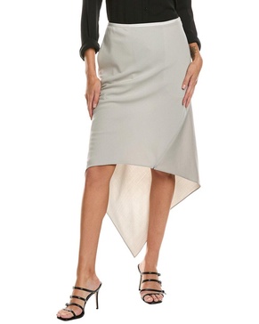 wool scarf hem skirt