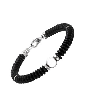 onix ola silver onyx bangle bracelet