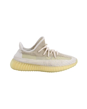 adidas  boost 350 v2 low top sneakers in cream prime knit polyester