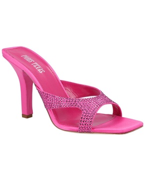 Paris Texas Kate Crystal Leather Mule