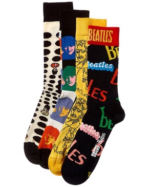 set of 4 beatles sock