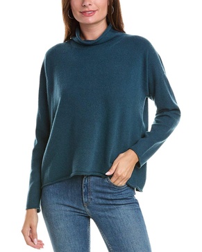 EILEEN FISHER Turtleneck Cashmere Pullover