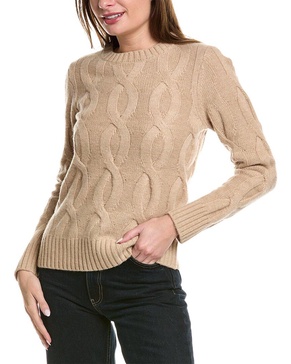 Sail to Sable Chunky Cable Wool-Blend Sweater