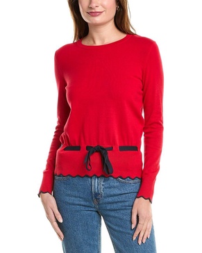 tie waist sweater