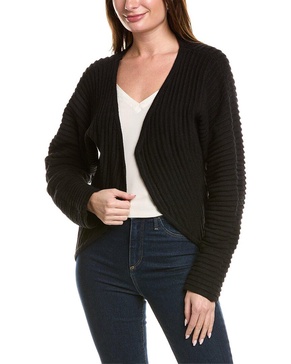 textured rib cardigan