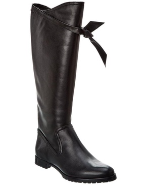 clarita saddlery leather knee-high boot