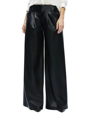 alice + olivia Anders Double Pleat Wide Leg Pant