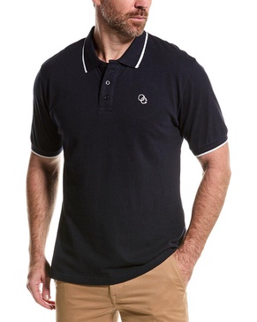 embroidered logo polo shirt