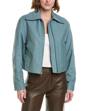 Vince Zip Front Flight Jacket