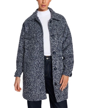 wool-blend coat