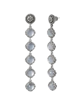 silver pearl earrings