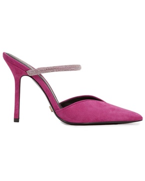 Reiss Banbury Suede & Crystal Pump