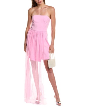 French Connection Whisper One-Shoulder Tulle Mini Dress