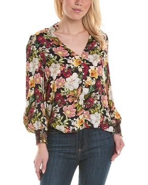 alice + olivia Reilly Silk Blouse