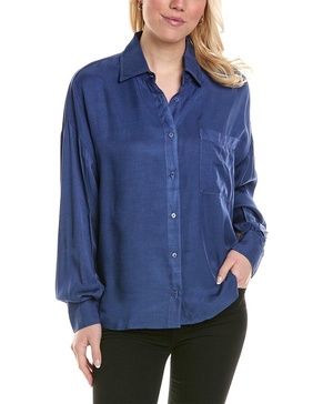 Stateside Satin Oversized Shirt