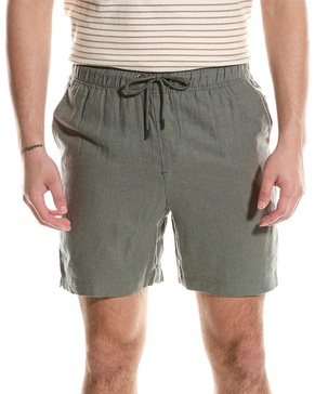 linen-blend short