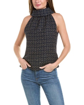 Sail to Sable Cowl Neck Wool-Blend Top