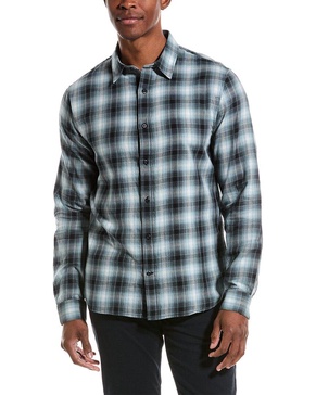 Vince Classic Fit Flannel Shirt