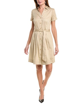 belted shirtdress