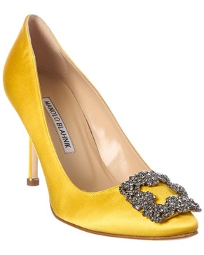 Manolo Blahnik Hangisi 90 Satin Pump