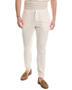 linen-blend pant