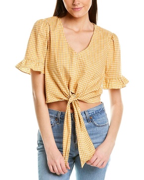 Aiden Tie-Front Top