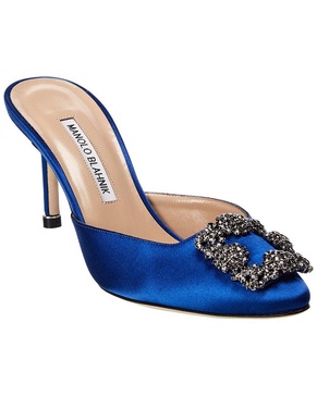 Manolo Blahnik Hangisimu 70 Satin Pump