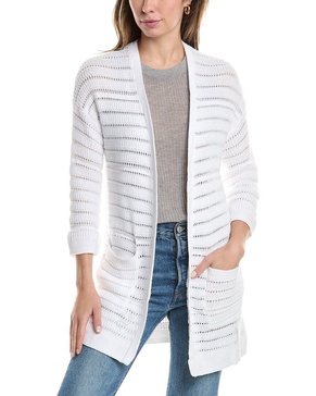 texture stripe cardigan