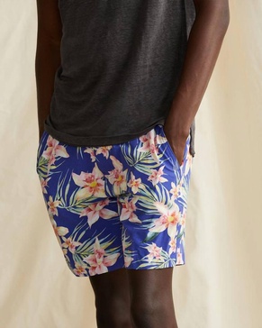 men calder short in surf blue