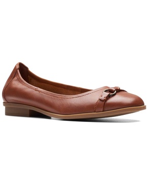 Clarks Lyrical Sky Leather Flat