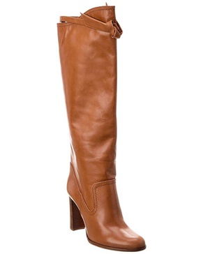 Alexandre Birman Clarita Saddlery 90 Leather Knee-High Boot