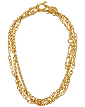 ben-amun gold link 24k plated necklace