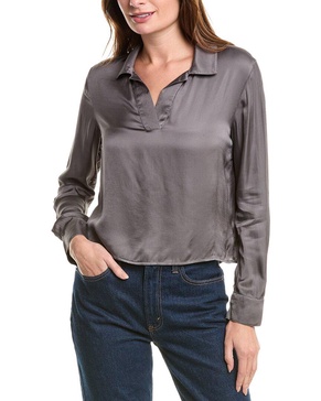 wide placket pullover